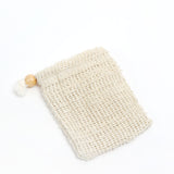 APO Natural Sisal Soap Saver Pouch – Exfoliating Soap Bag with Drawstring – Alethia Skin