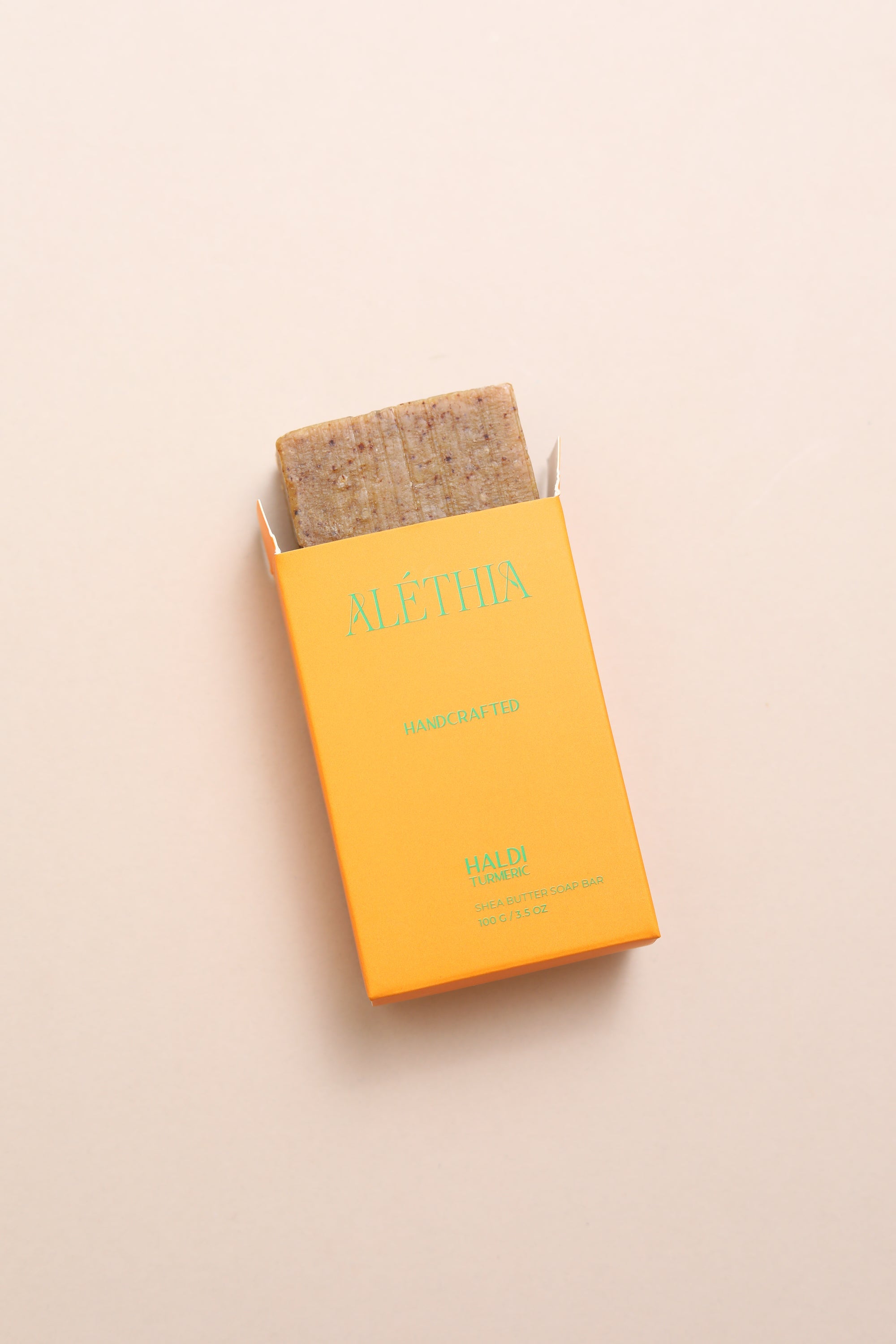 HALDI Turmeric Radiant Handcrafted Soap – Brightening with Baobab & Shea – Alethia Skin