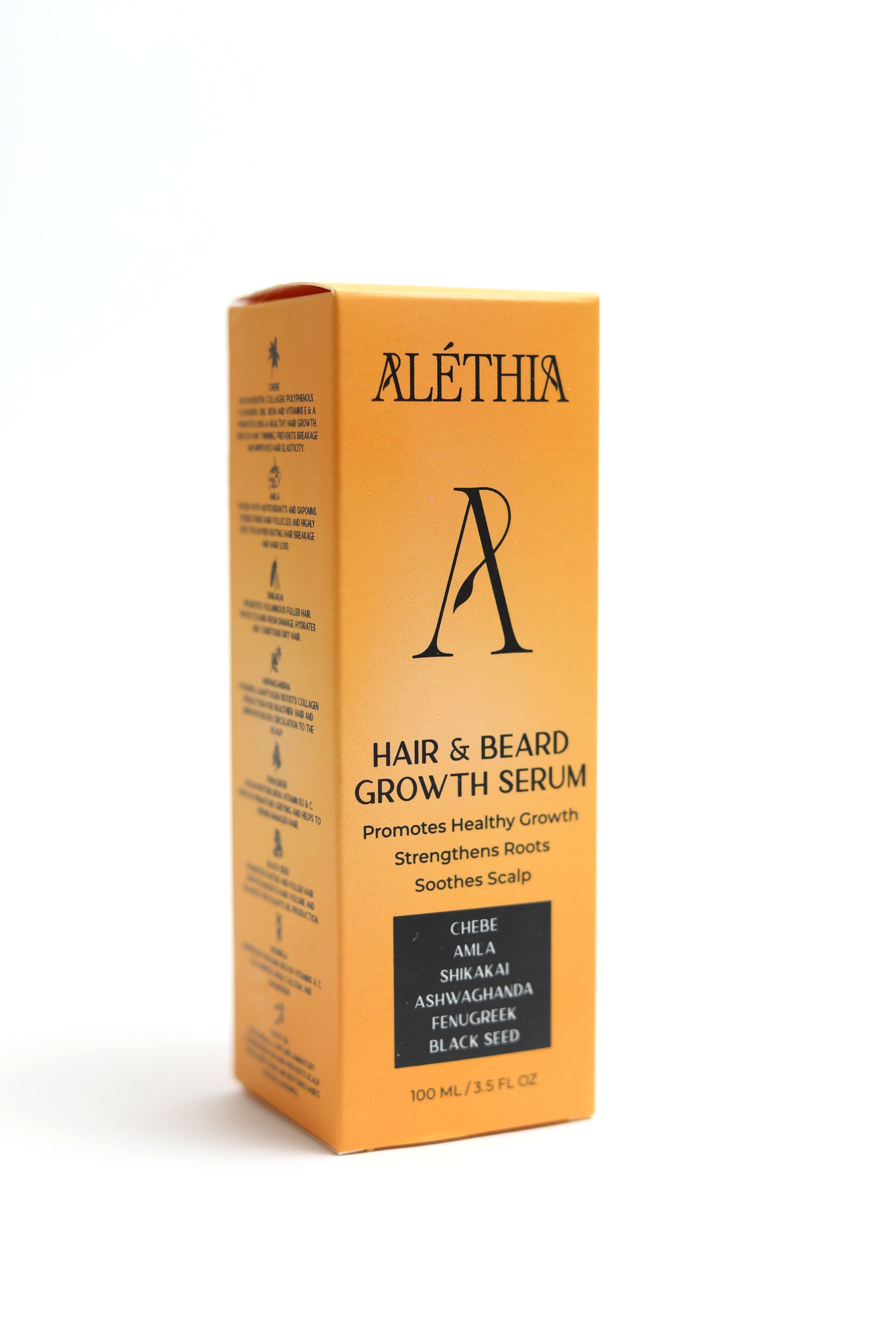 Hair & Beard Growth Serum – Ayurvedic Oil Blend for Fuller Hair – Alethia Skin