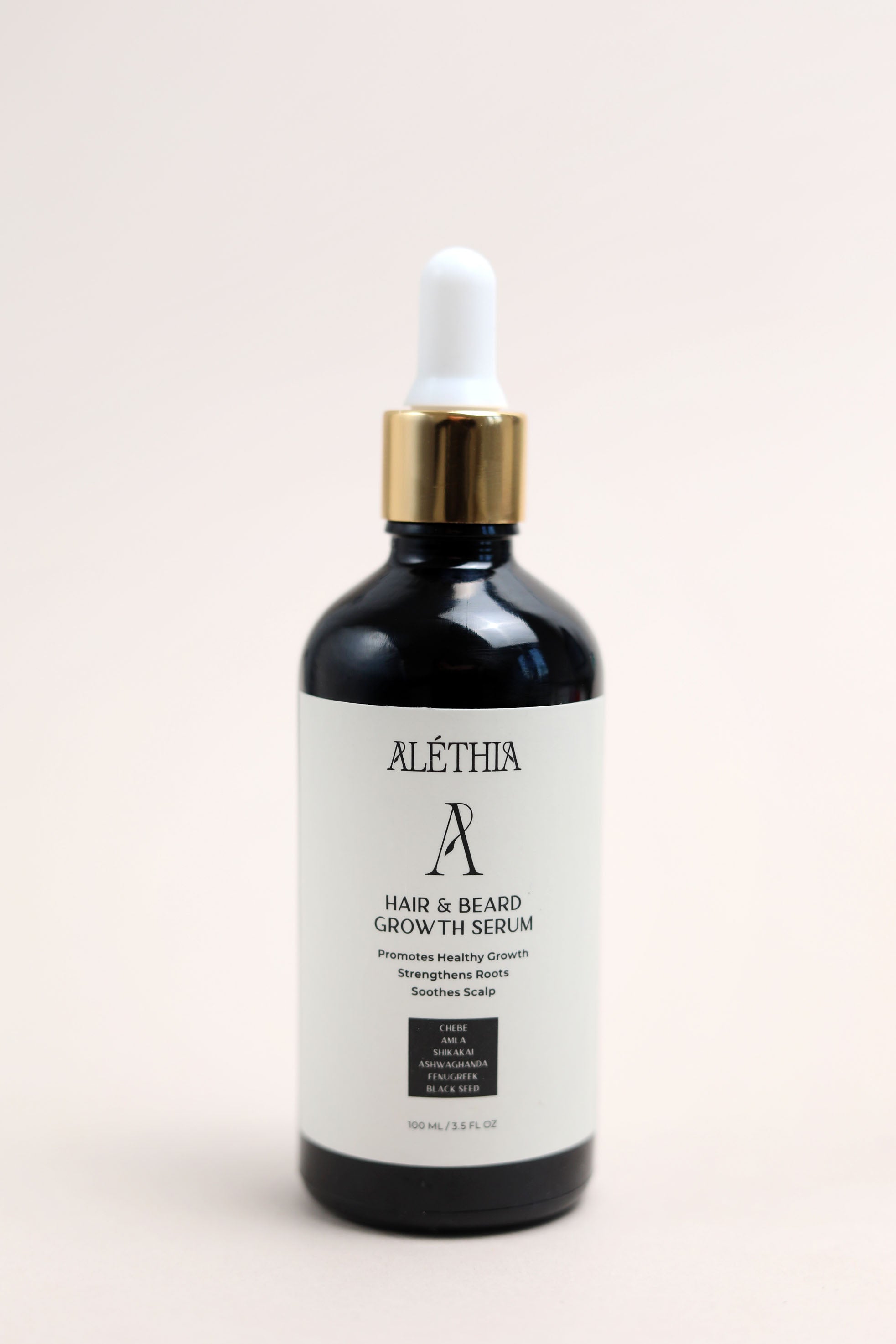 Hair & Beard Growth Serum – Ayurvedic Oil Blend for Fuller Hair – Alethia Skin