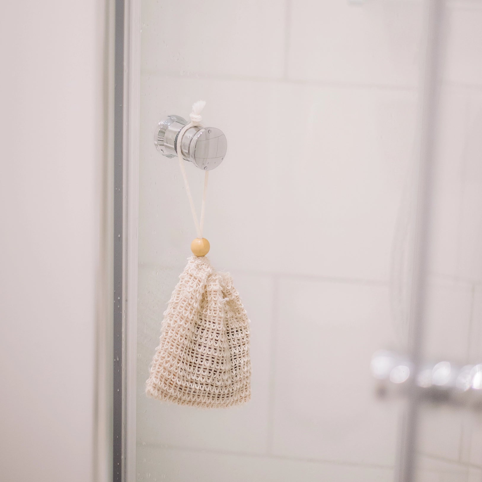 APO Natural Sisal Soap Saver Pouch – Exfoliating Soap Bag with Drawstring – Alethia Skin